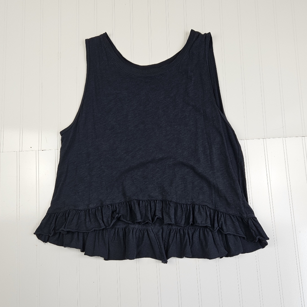 Free People Ellie Ruffle Bottom Tank Top